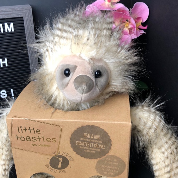 NEW Little toasties New Zealand -Gus the sloth - Picture 4 of 9